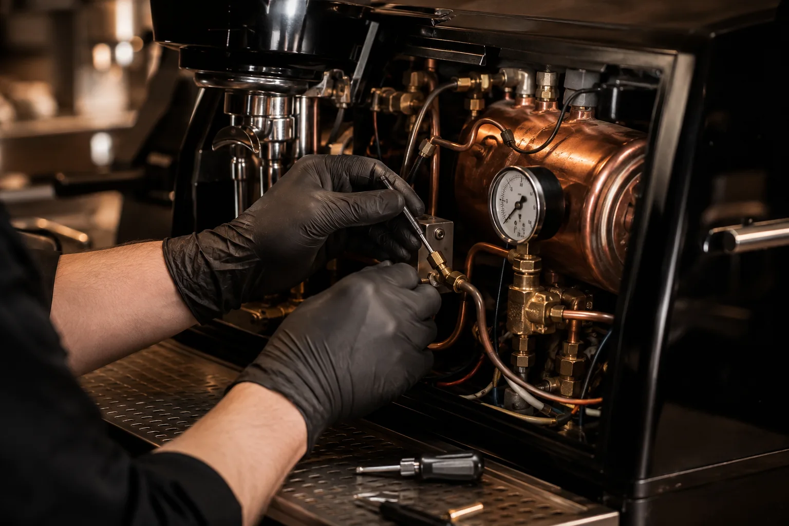 Diagnostic technique d’une machine à café professionnelle