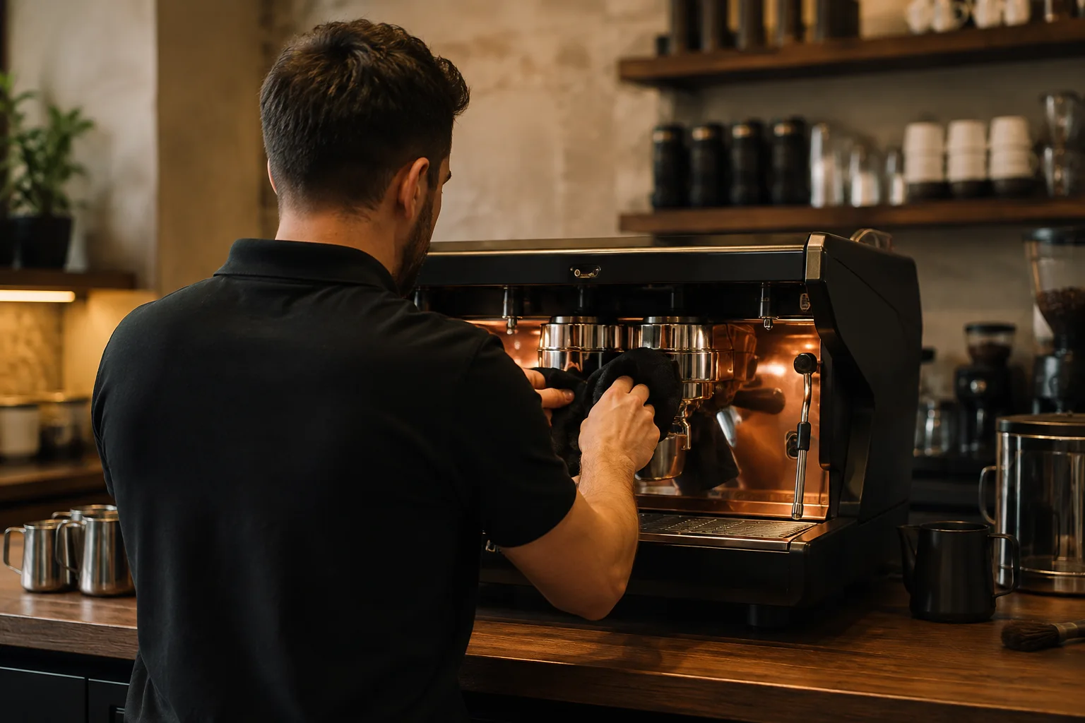 Entretien d’une machine à espresso