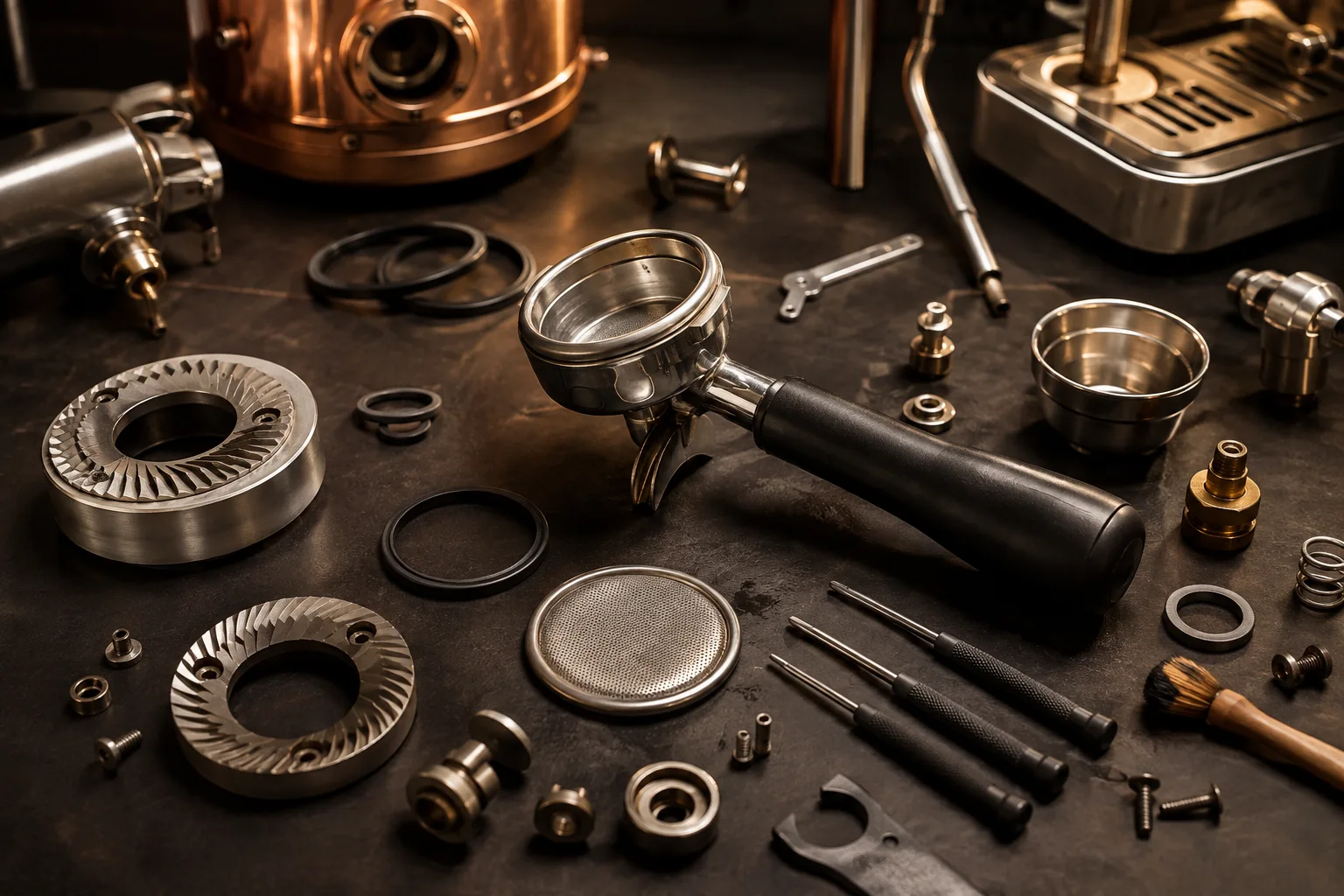 Pièces et accessoires pour machines à café